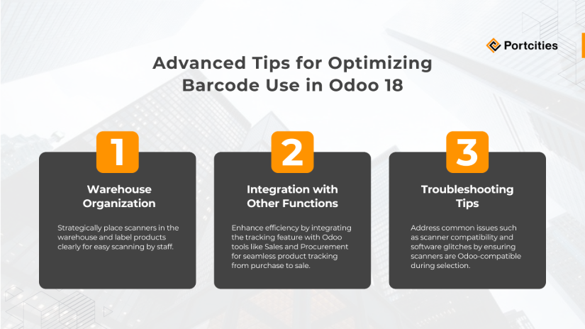 Infographic Barcode Odoo 18