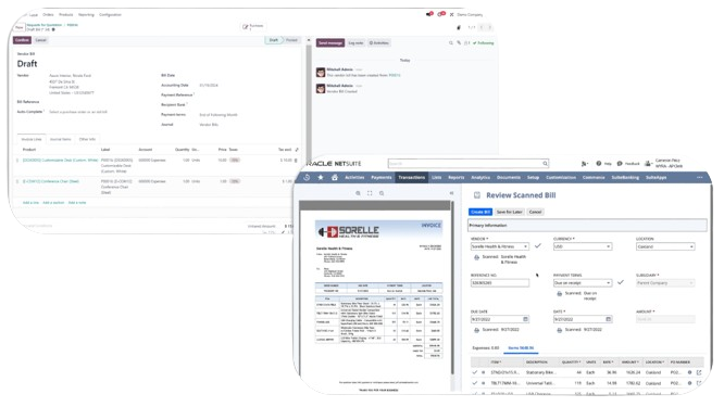 Netsuite vs Odoo UI